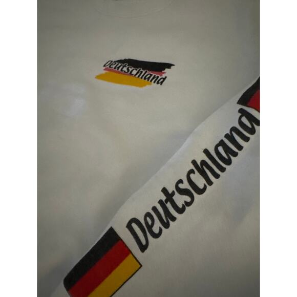 Vintage Germany Deutschland Lee Heavyweight L White Crewneck - Picture 3 of 8